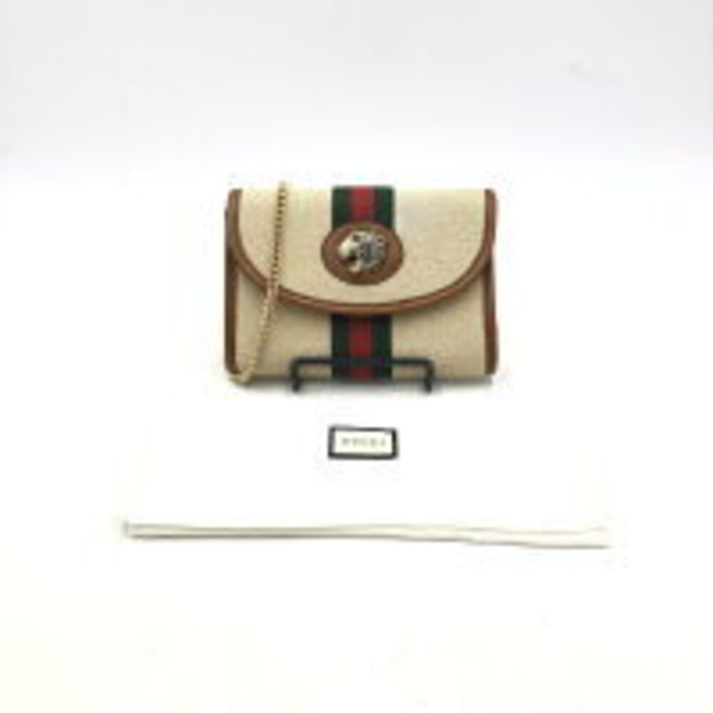 Gucci Raja Tiger Shoulder Bag Brown